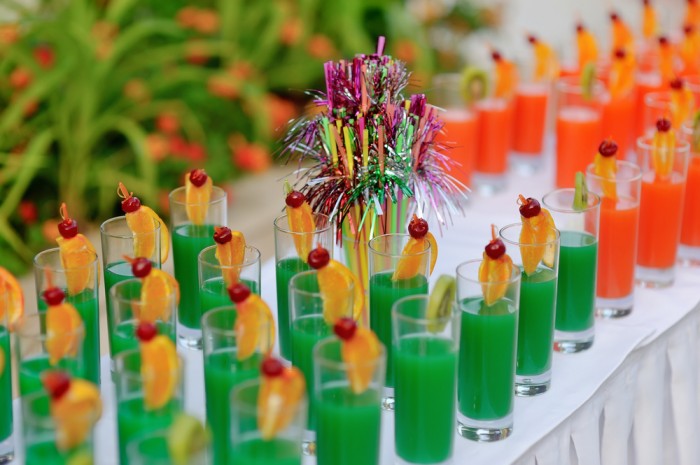 Colorful drinks