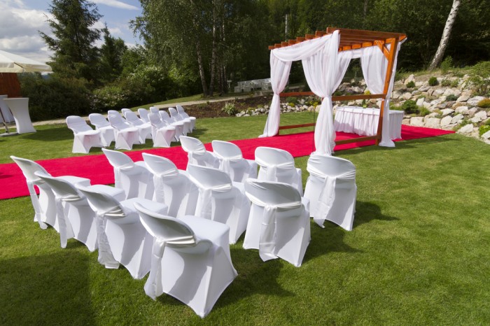 Outdoor wedding