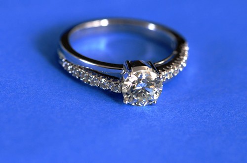 White Gold Engagement Ring