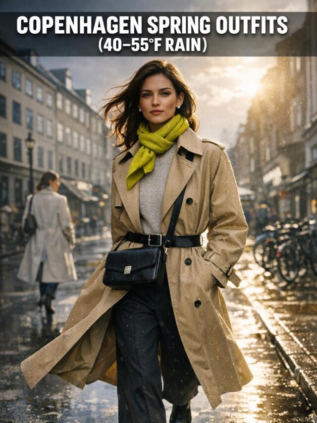 Copenhagen in Spring: 7 Chic Rain-Ready Looks for 40–55°F