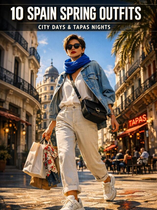 10 Spain Spring Outfits for City Days & Tapas Nights