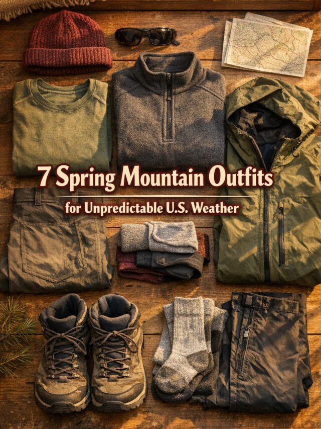 7 Layered Spring Looks for Changing Mountain Weather