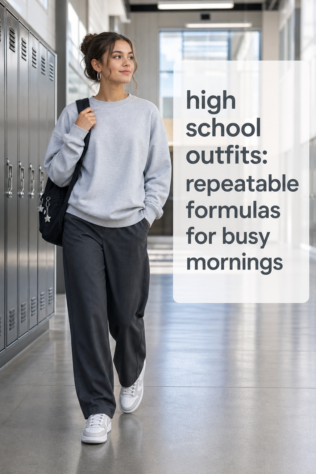 high school outfits with repeatable formulas for busy mornings
