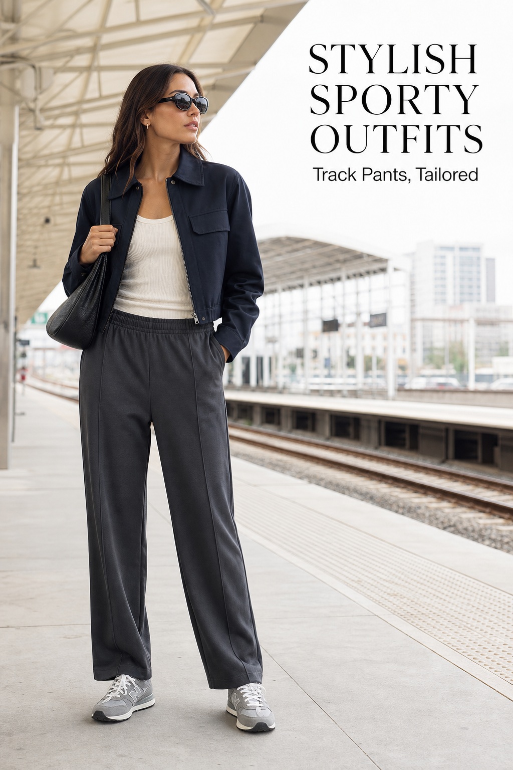 Stylish sporty outfits with bike shorts, an open long shirt and sport sandals